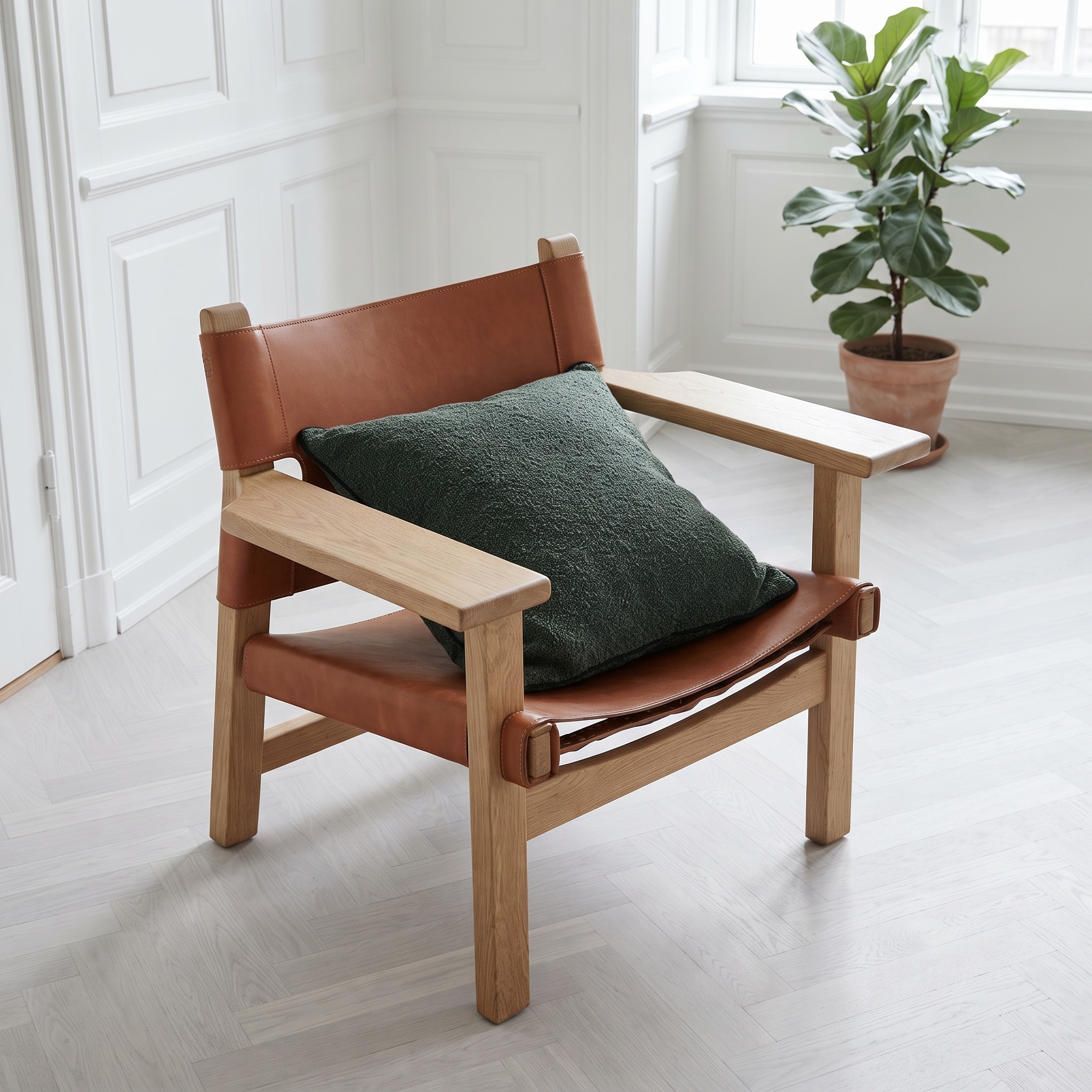 SYLVA - grøn sofapude - 45x45 cm - DKK 139 - Spar 22%