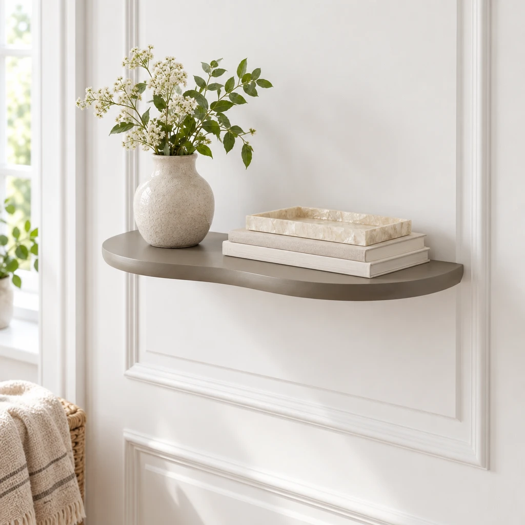 AROS  Brun v&auml;gghylla i FSC&reg;-certifierad MDF  57&times;19 cm